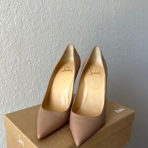 Christian Louboutin So Kate Nude Pumps